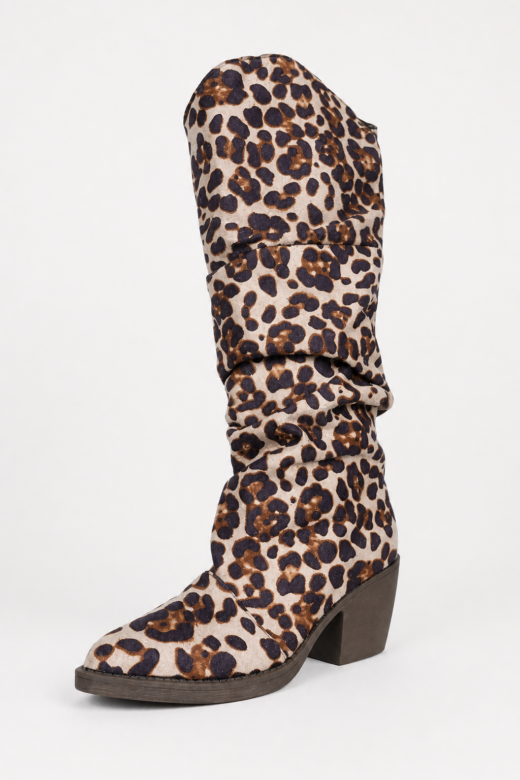 Bottes Santiags Fronsées Léopard