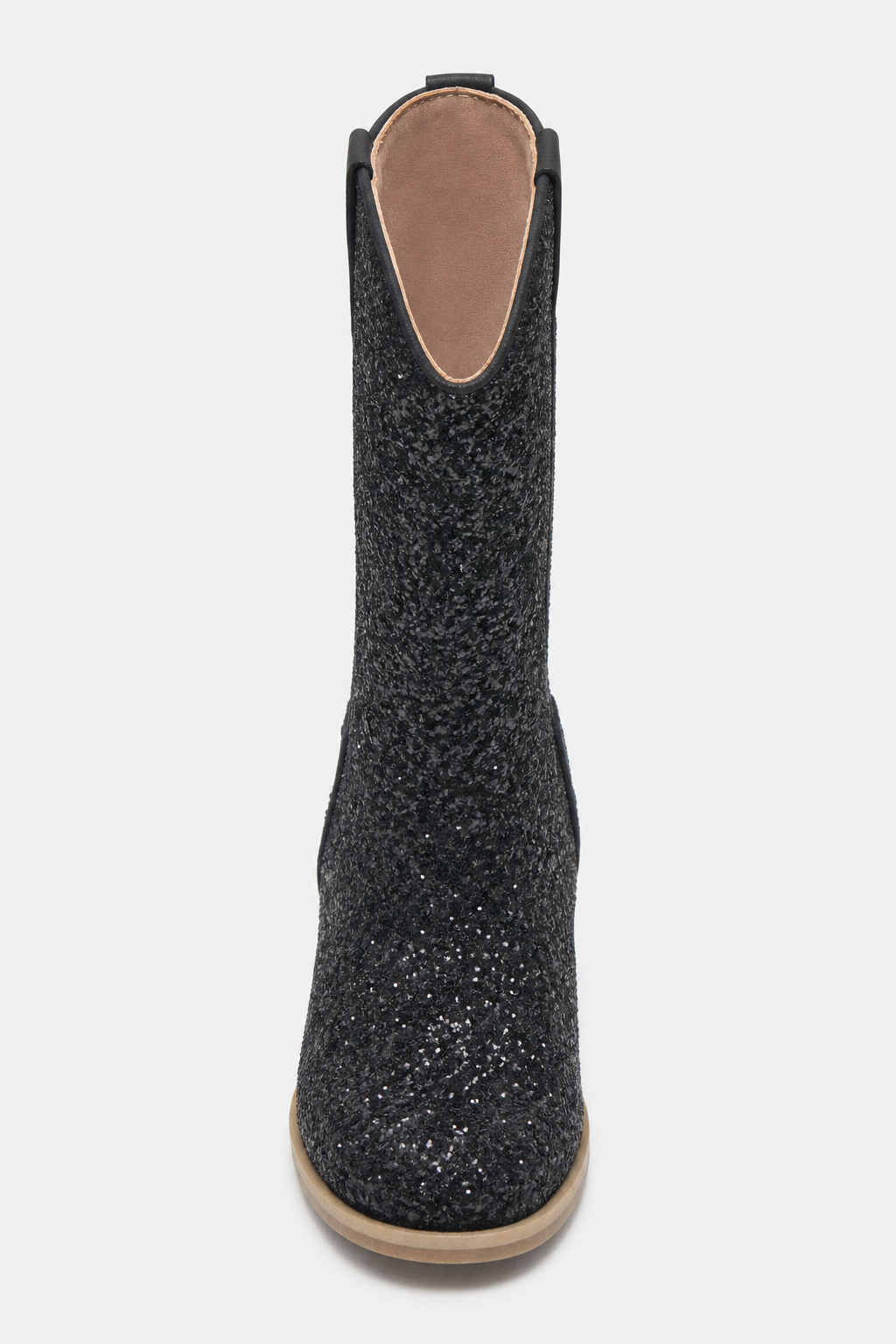 Bottes Santiags pour Enfant Noires Scintillantes