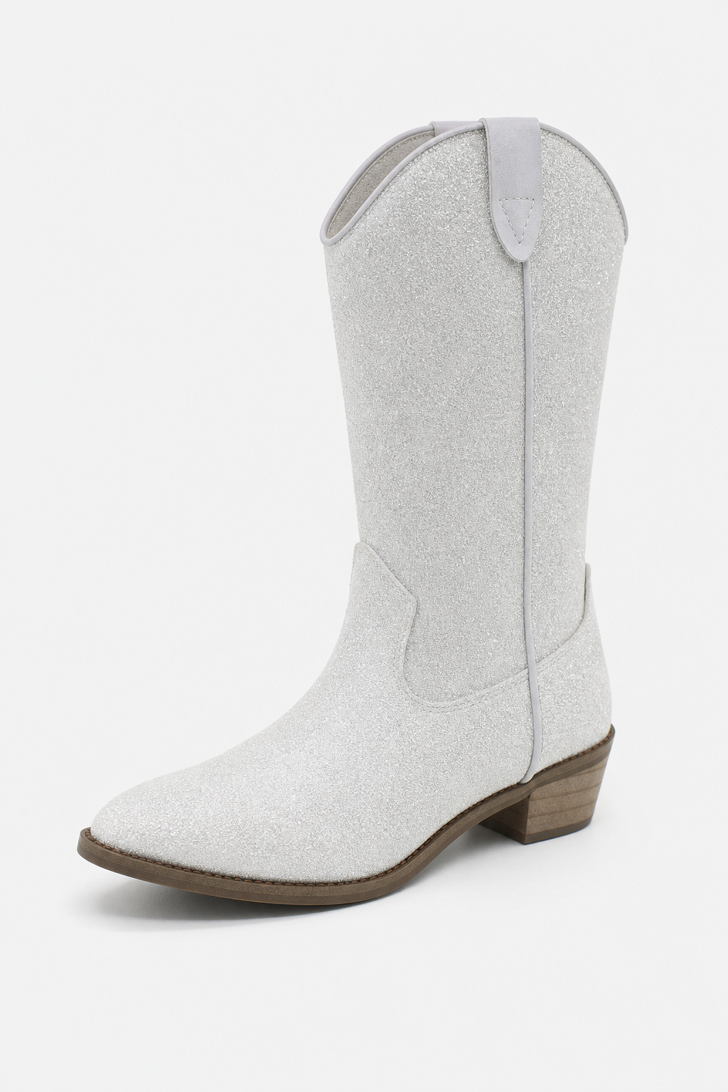 Bottes Santiags pour Enfant Pailletées Blanches