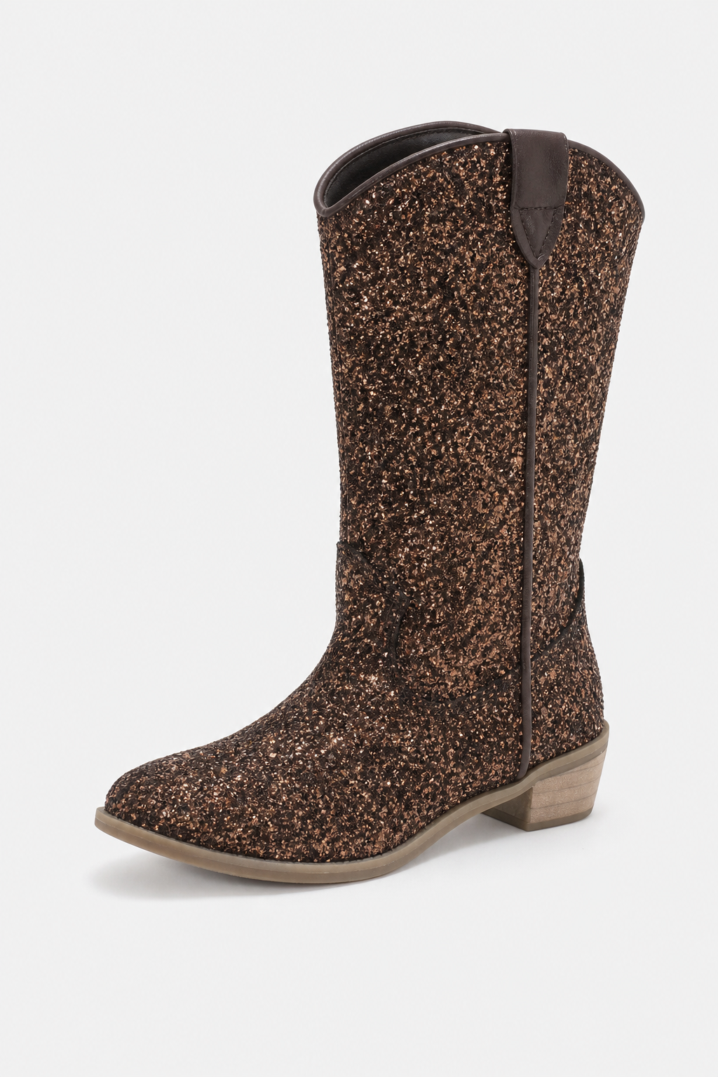 Bottes Santiags pour Enfant Pailletées Marron