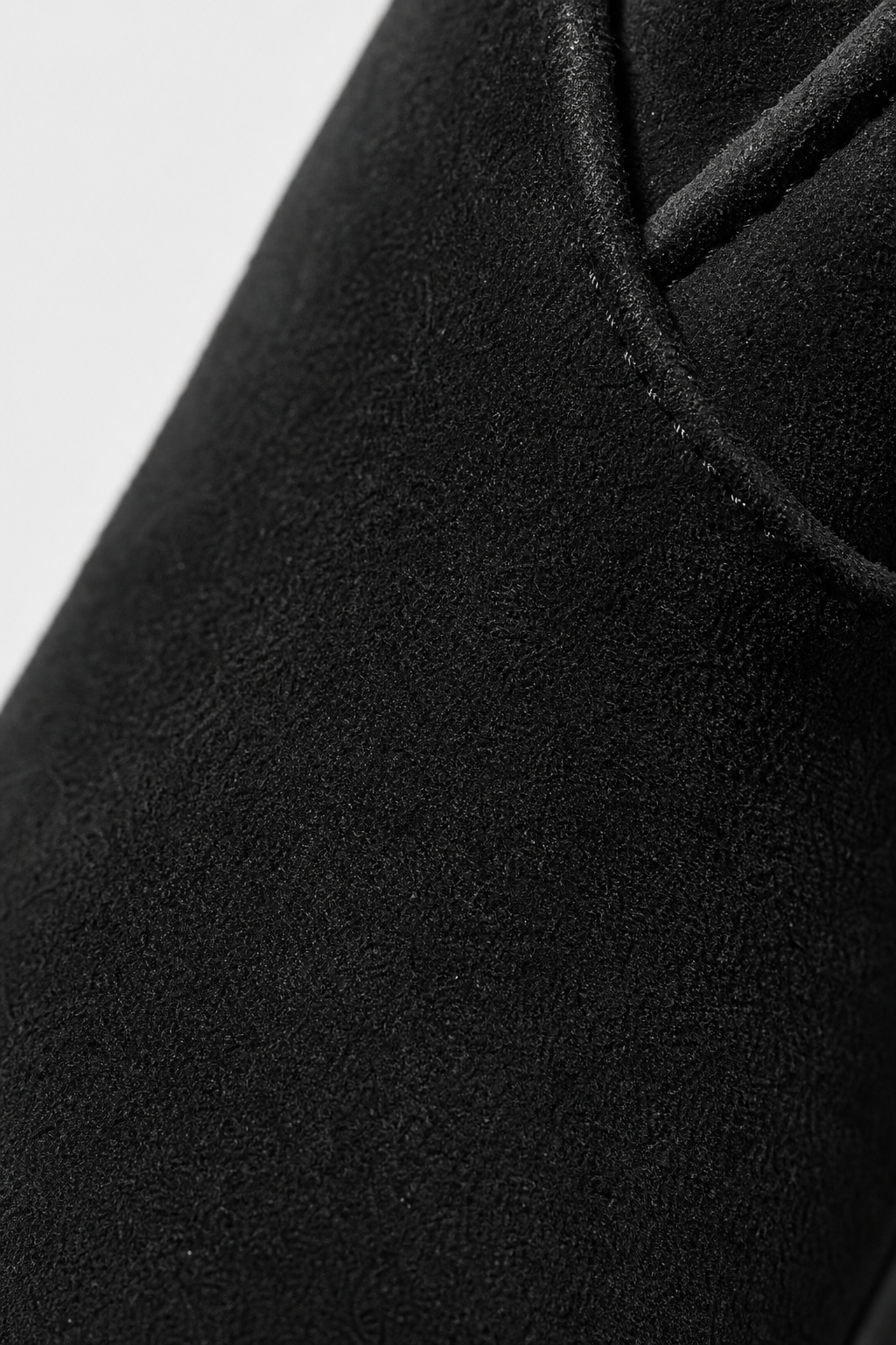 Bottines Bohème en Simili Daim Noir à Franges
