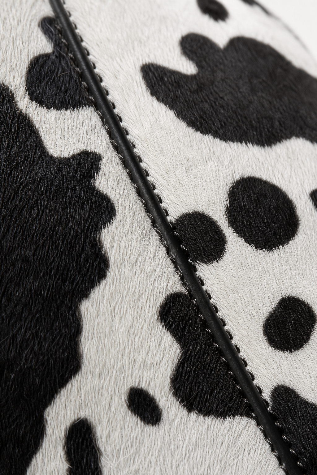 Bottes Santiags pour Enfant à Motif Vache Noir et Blanc