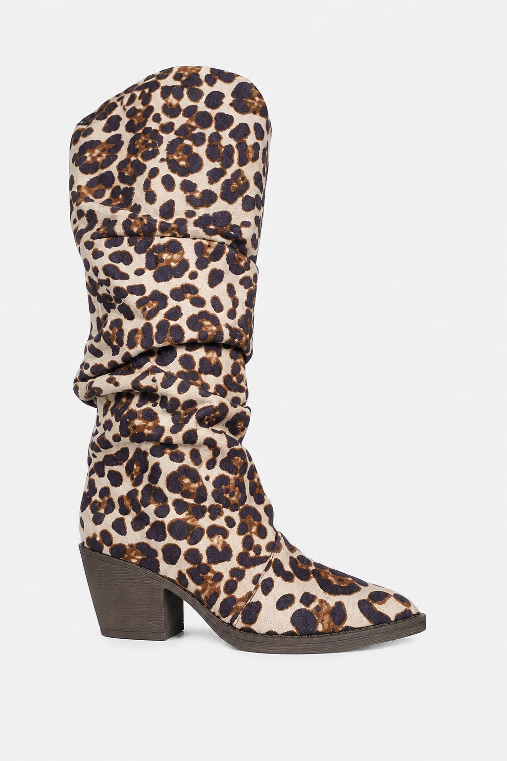 Bottes Santiags Fronsées Léopard