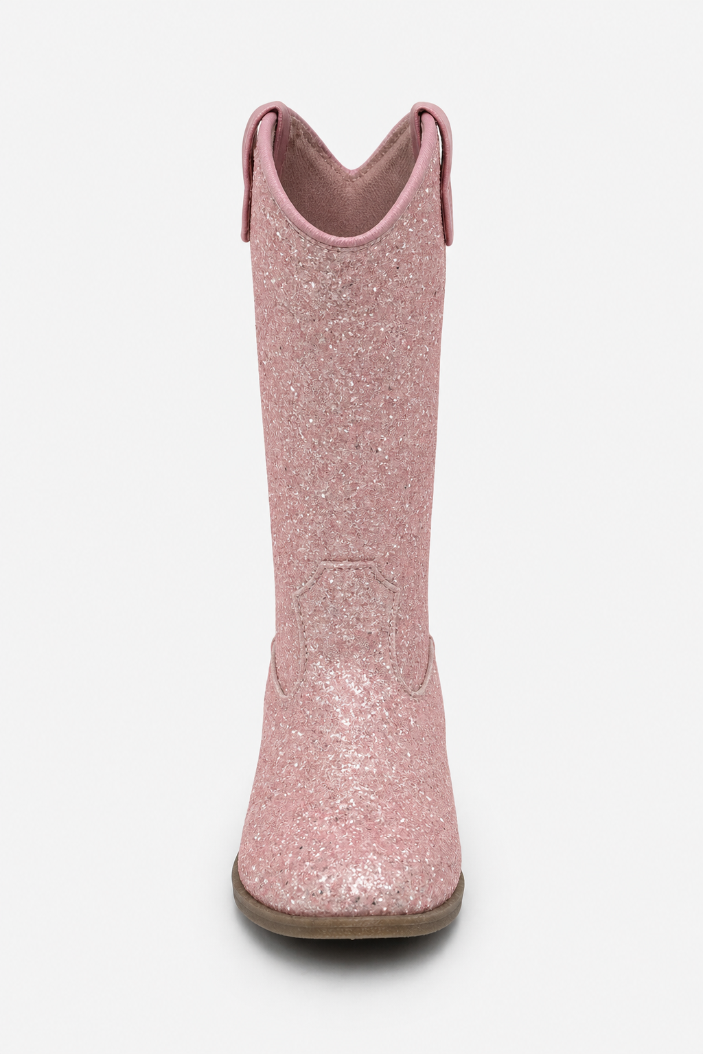 Bottes Santiags Enfant Roses Pailletées