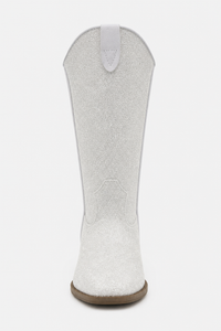 Bottes Santiags pour Enfant Pailletées Blanches