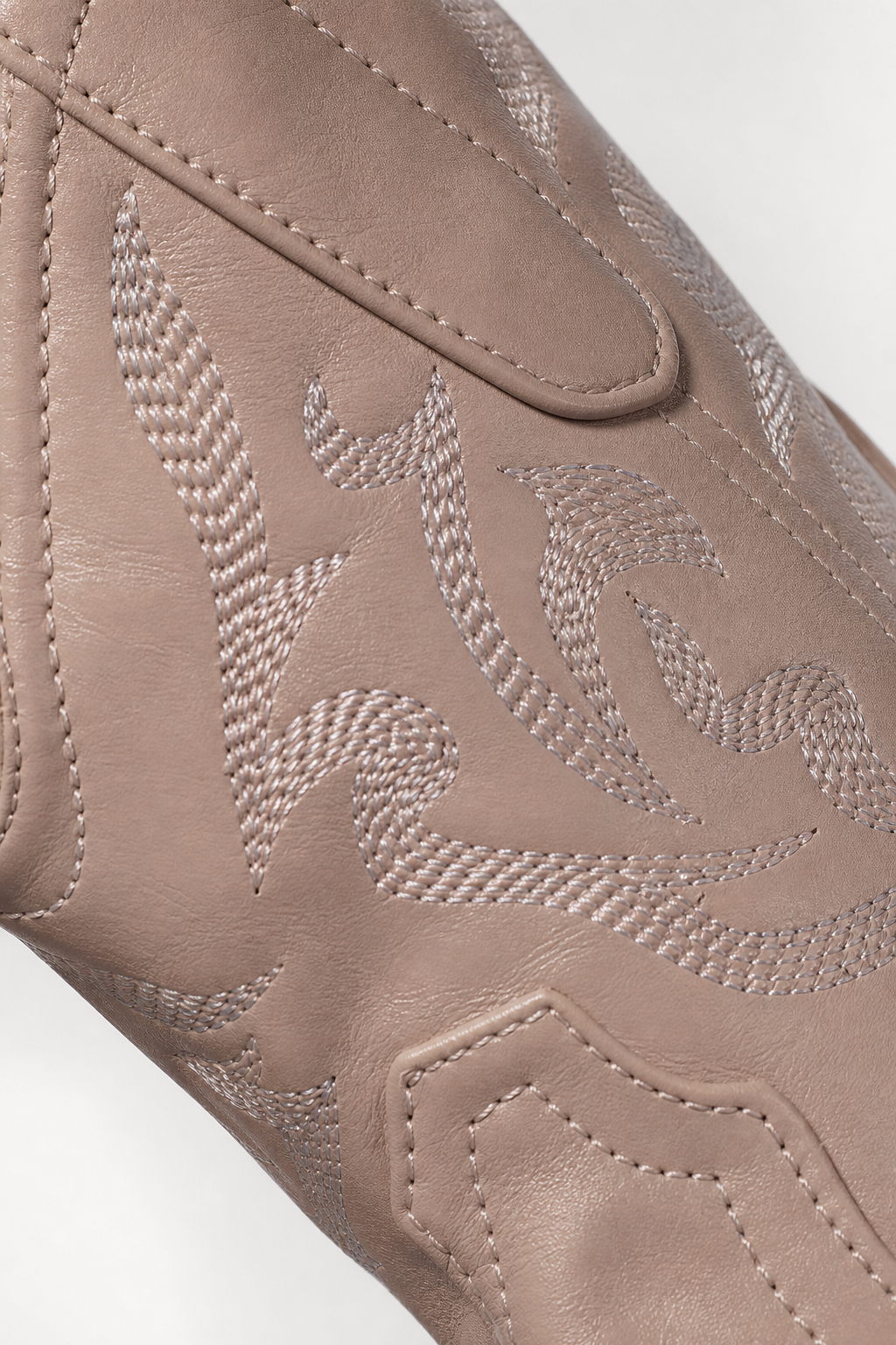 Bottes Santiags Rose Poudré à Broderies Western