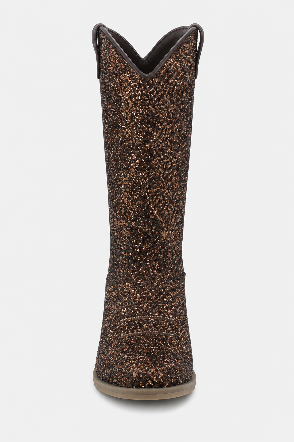 Bottes Santiags pour Enfant Pailletées Marron