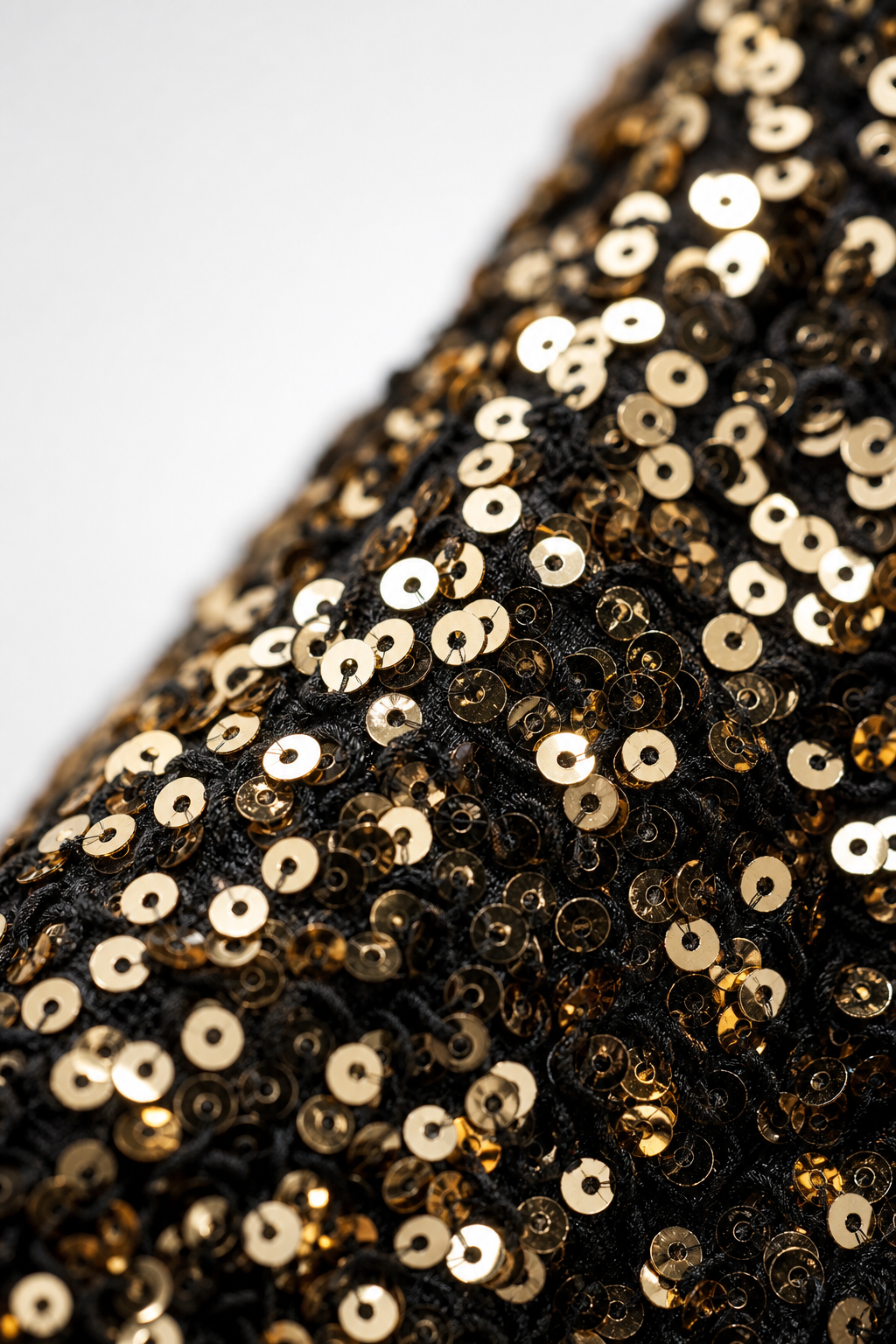 Bottes Santiags à Paillettes Or et Noir Talon 5cm